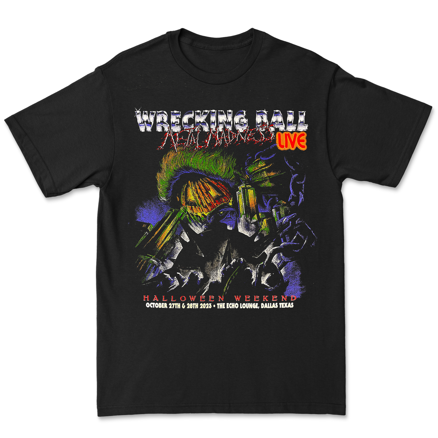Wrecking Ball Halloween Live Color Tee