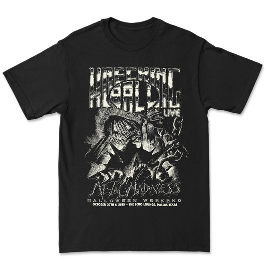 Wrecking Ball Halloween Live B/W Tee