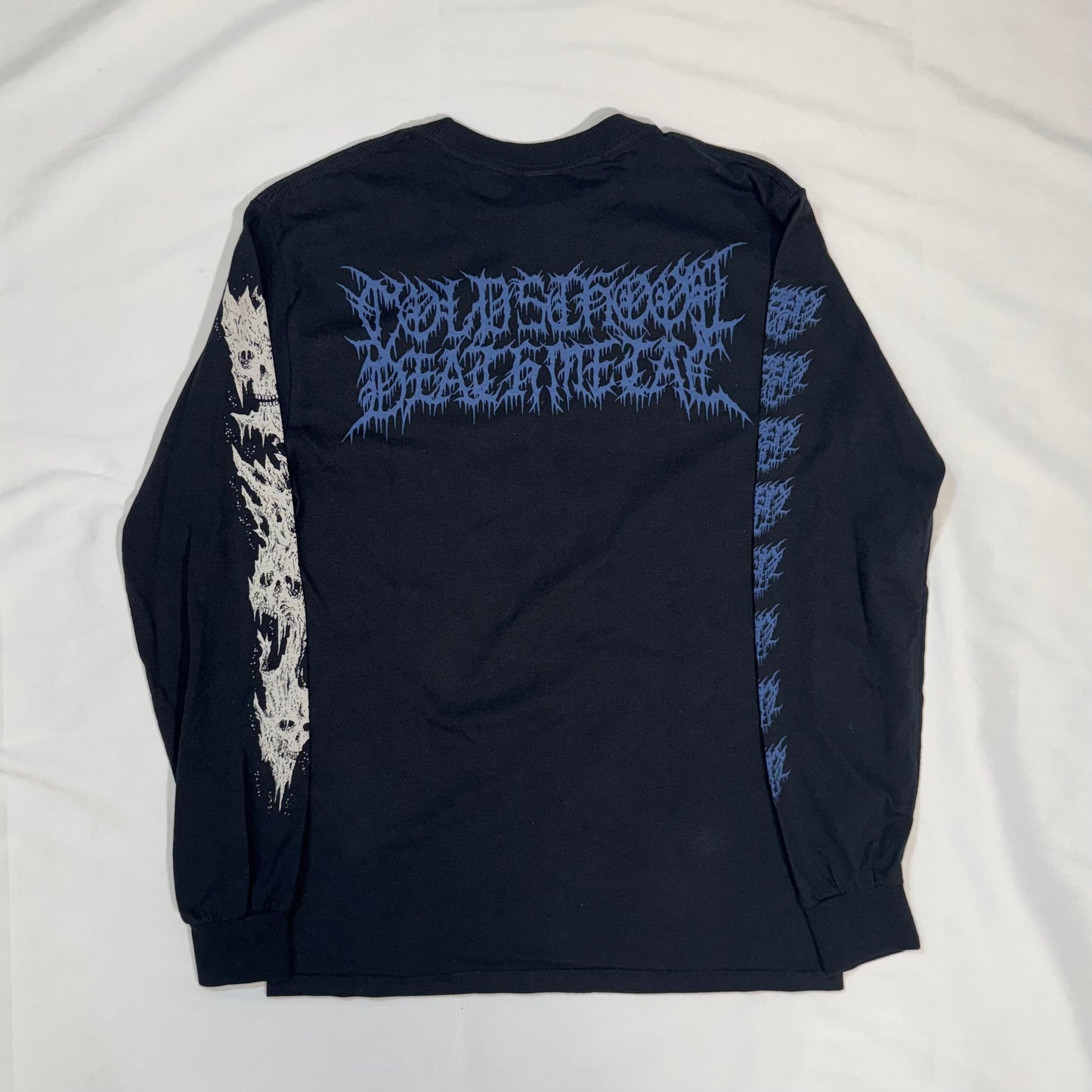 Blue Cold School Death Metal Long Sleeve